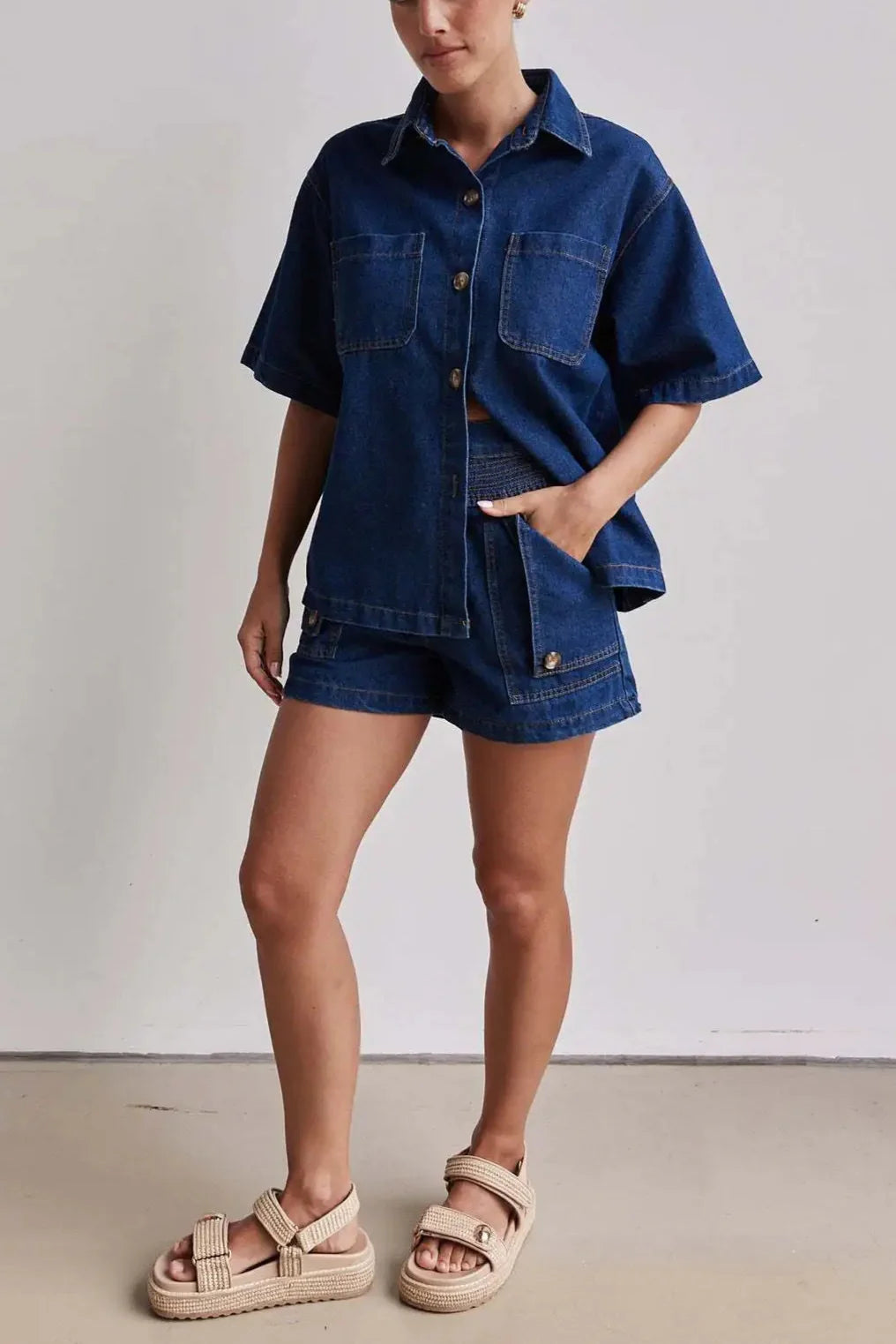 100% Cotton Denim Outfit for Women | Casual Style | Perfect for Everyday Wear | Available in Multiple Sizes