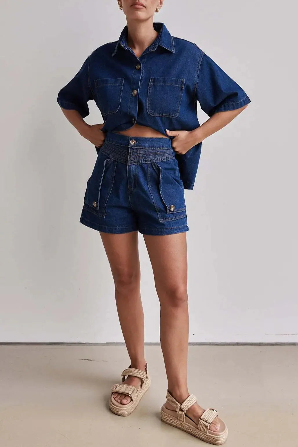 100% Cotton Denim Outfit for Women | Casual Style | Perfect for Everyday Wear | Available in Multiple Sizes
