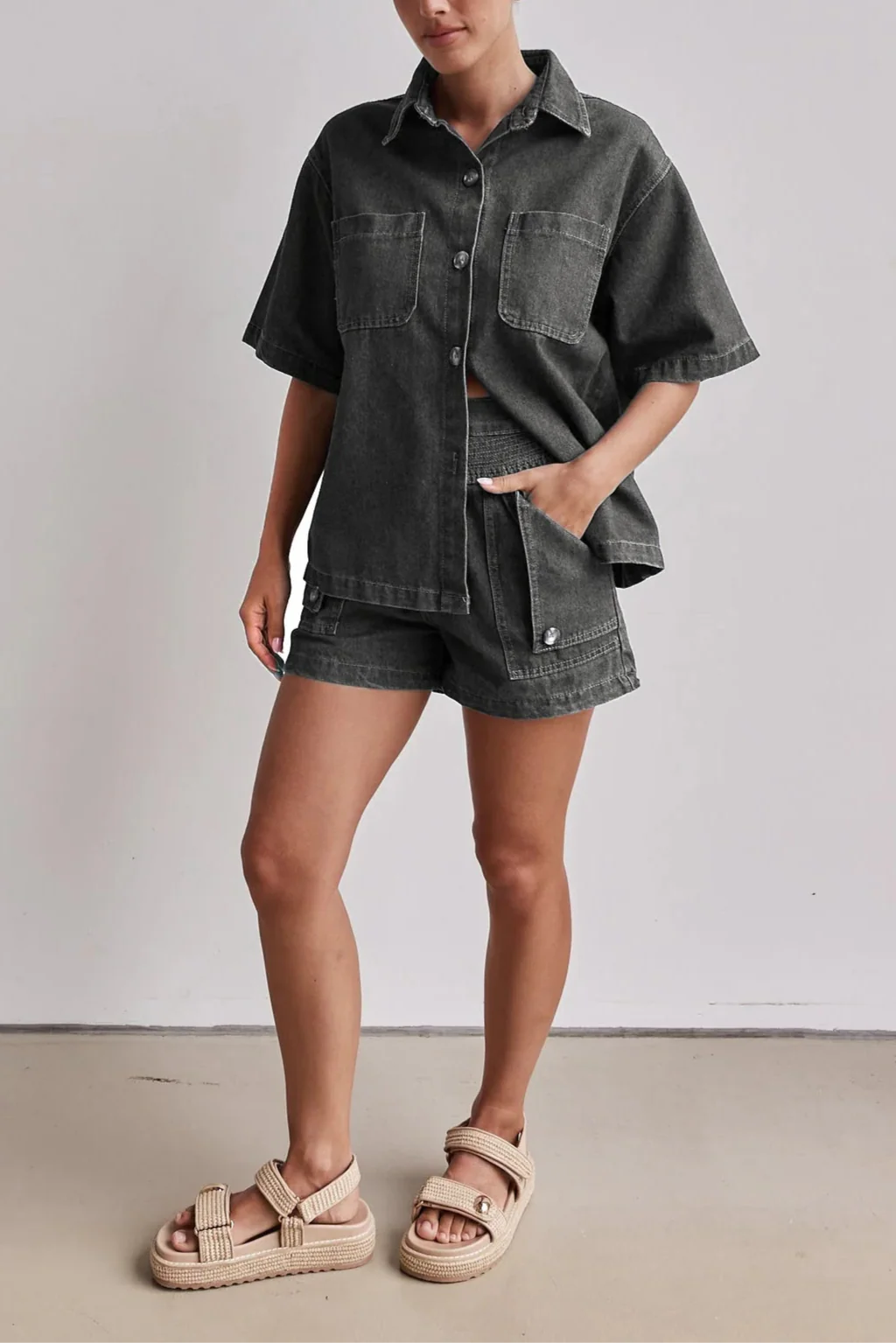 100% Cotton Denim Outfit for Women | Casual Style | Perfect for Everyday Wear | Available in Multiple Sizes