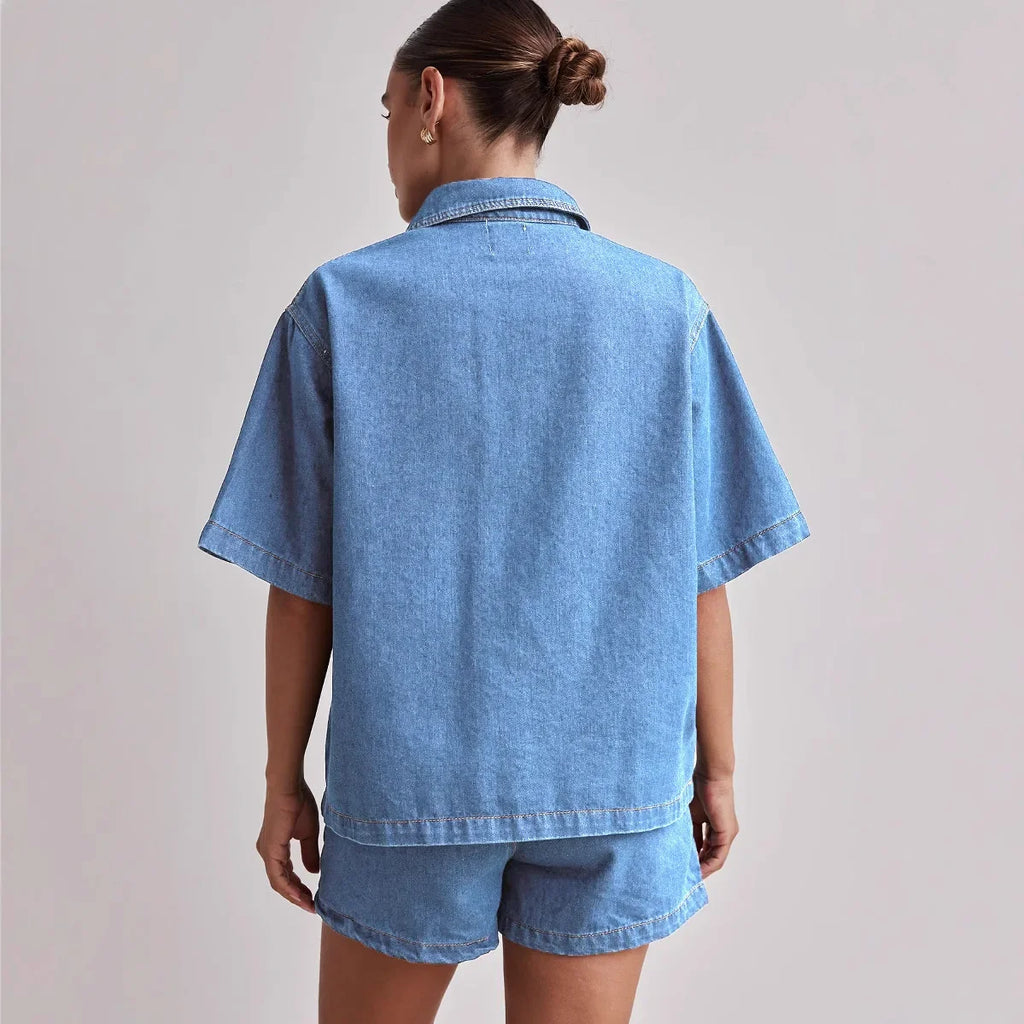 100% Cotton Denim Outfit for Women | Casual Style | Perfect for Everyday Wear | Available in Multiple Sizes