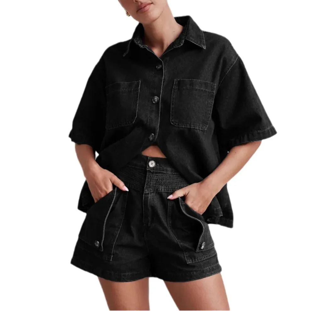 100% Cotton Denim Outfit for Women | Casual Style | Perfect for Everyday Wear | Available in Multiple Sizes