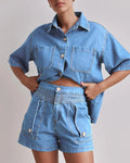 100% Cotton Denim Outfit for Women | Casual Style | Perfect for Everyday Wear | Available in Multiple Sizes