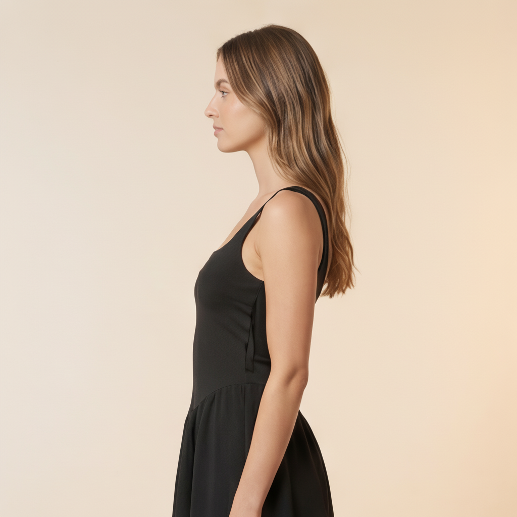 Backless Tie Mini Dress - Lightweight Fabric - Casual Summer Style - Perfect for Parties and Outings