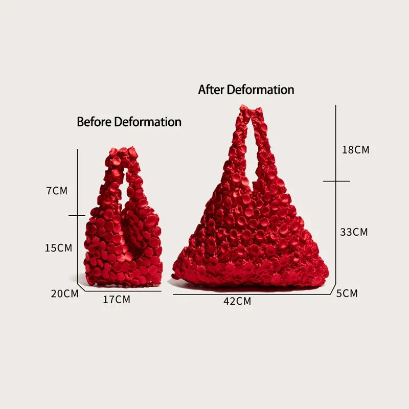 Bubble Tote Bag - Romantic Design - Durable Material - Stylish Handbag for Everyday Use