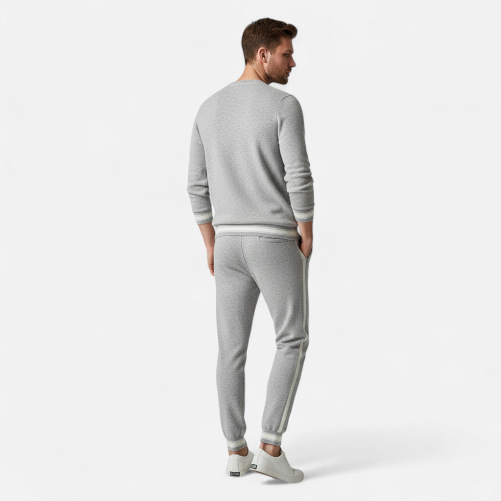 Cashmere Sweater and Pants Set for Men | Classic Style, Comfortable Fit, Ideal for Casual Wear