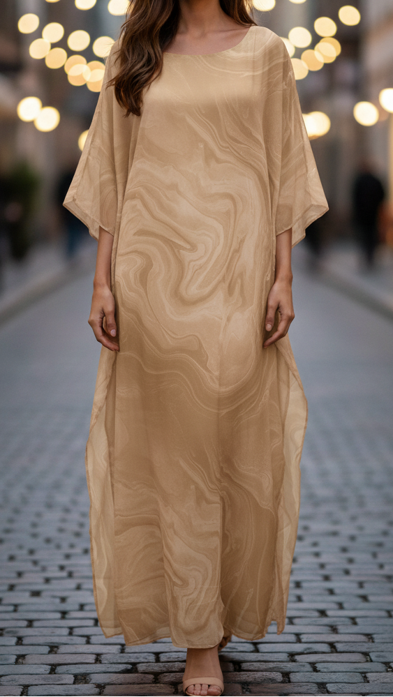 Chiffon Dress for Women - Elegant Casual Style - Perfect for Parties and Events - Available in Multiple Colors