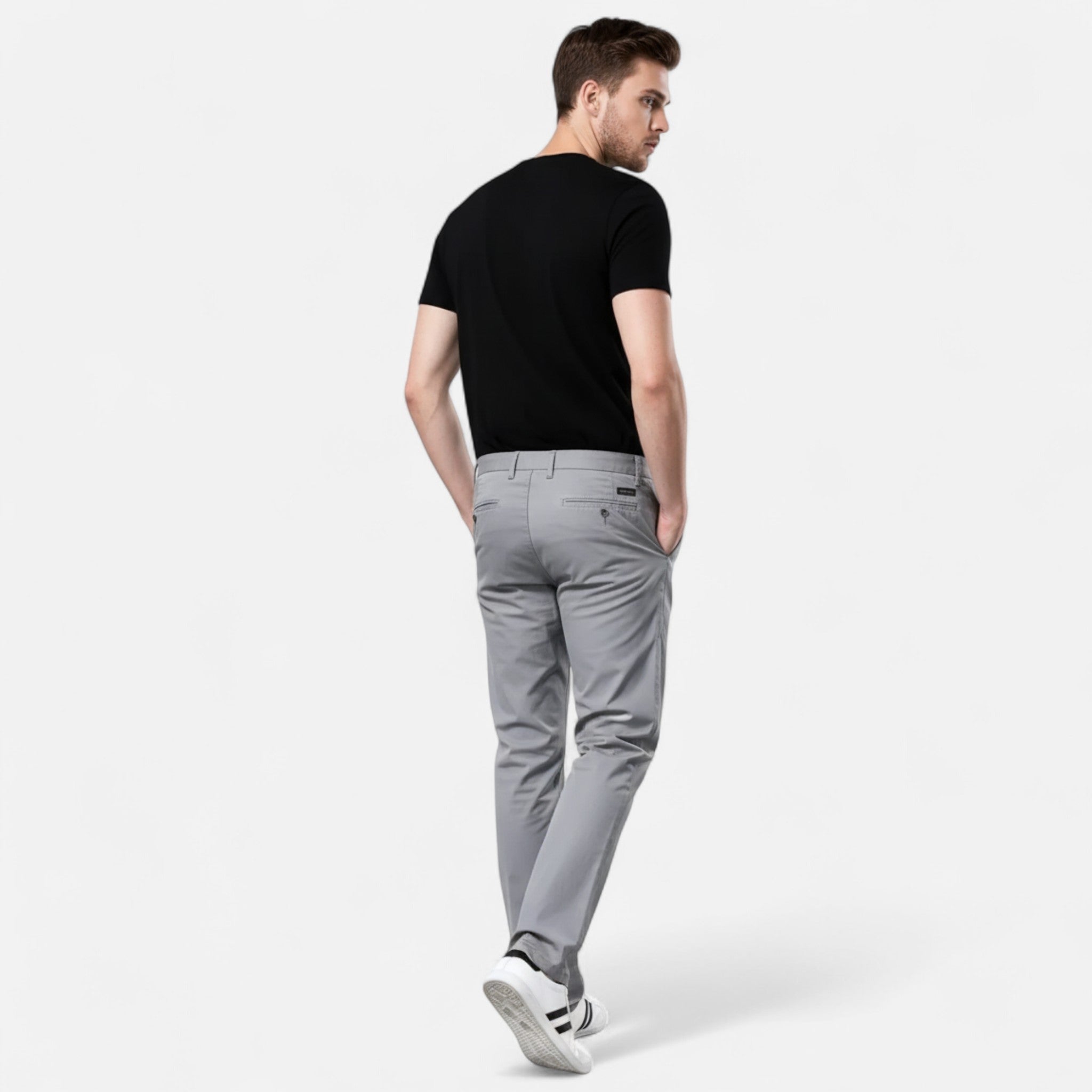 Chino Pants for Men | Tailored Fit | Cotton Fabric | Casual Wear | Porto Style