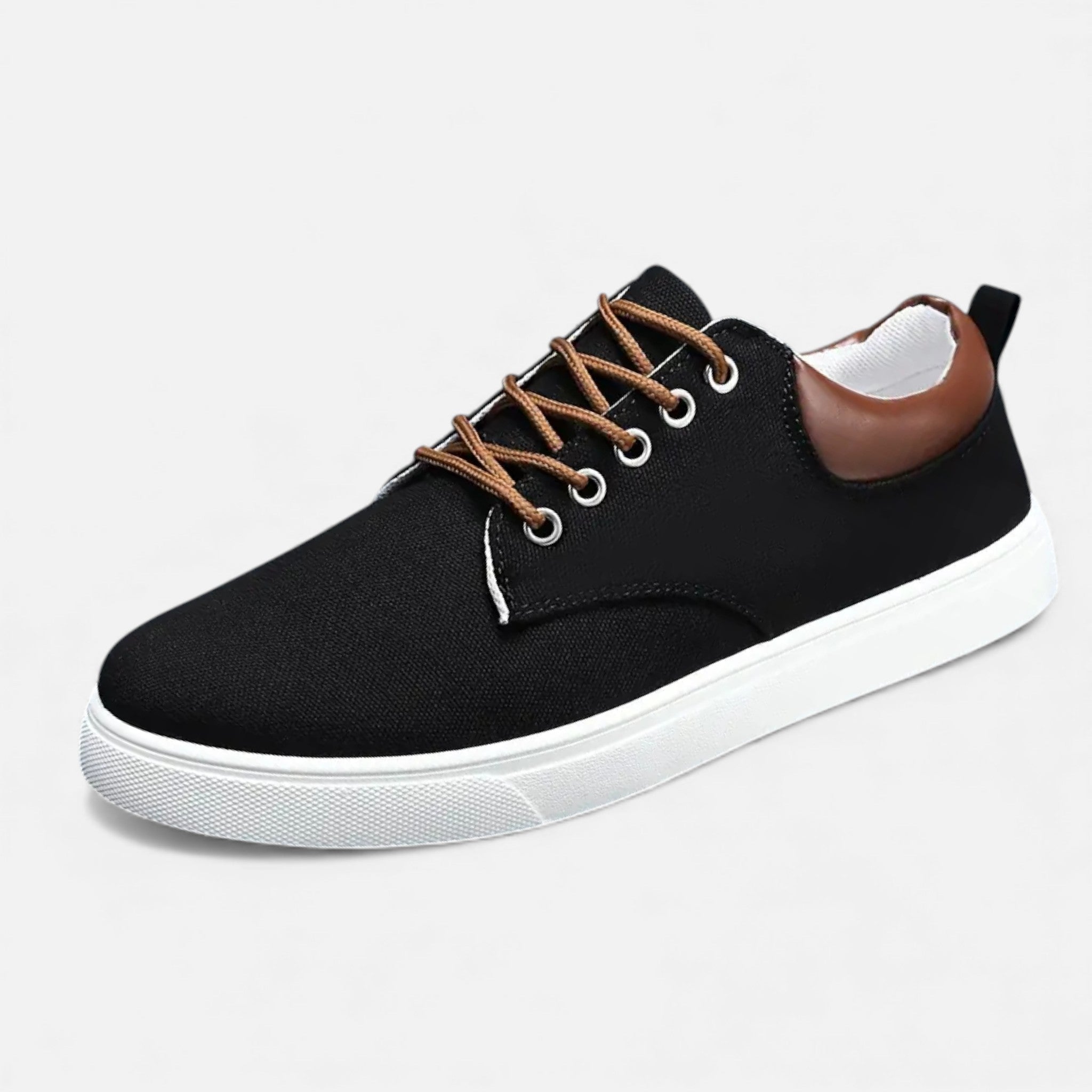 Classic Canvas Sneakers – Vulcanized Lace-Up Shoes for Everyday Wear