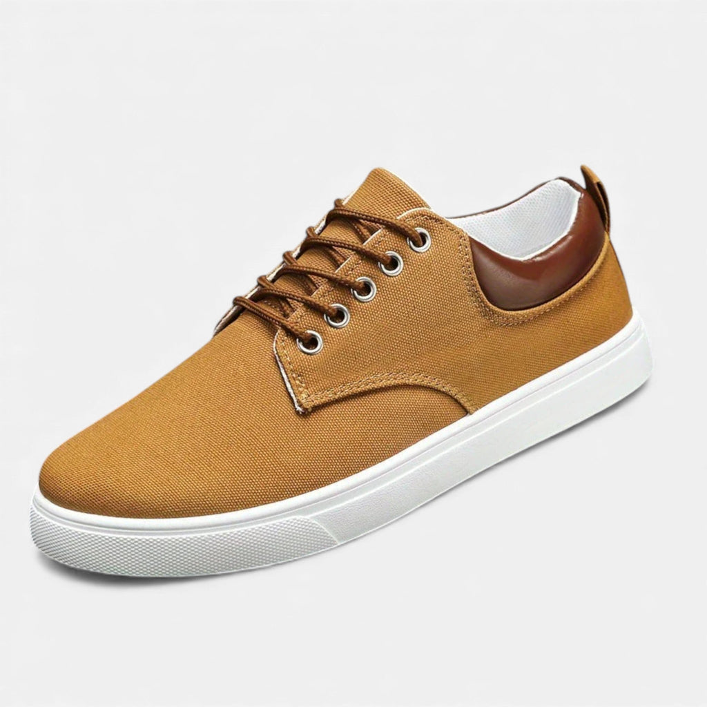 Classic Canvas Sneakers – Vulcanized Lace-Up Shoes for Everyday Wear