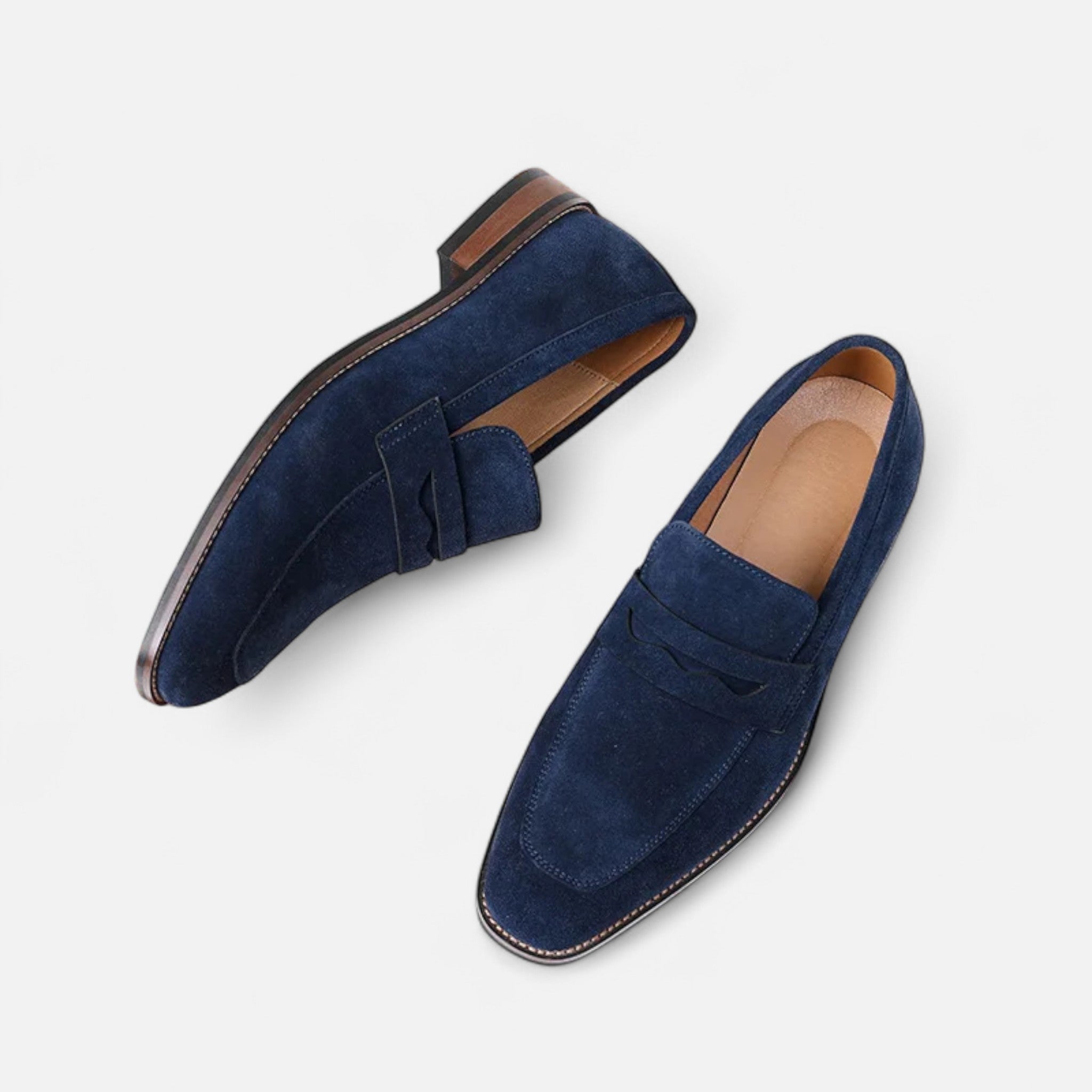 Classic Men's Moccasins | Leather Slip-On Shoes | Casual Footwear for Everyday Wear
