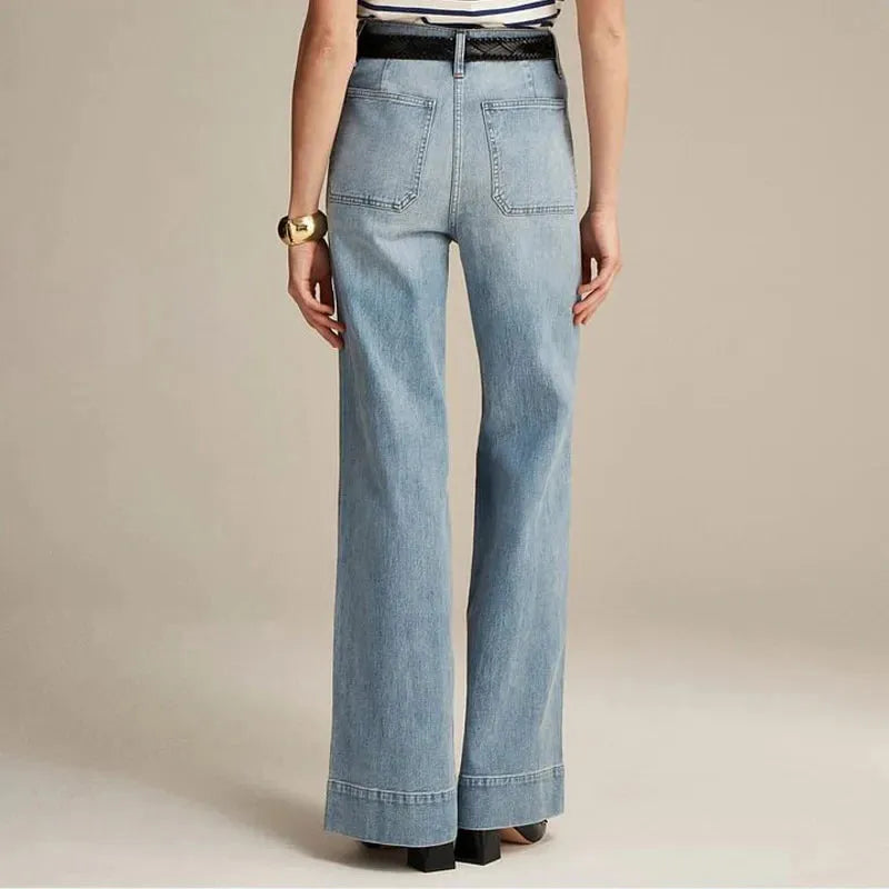 Classic Wide-Leg Jeans for Women | Comfortable Denim | Casual Style | Versatile Everyday Wear