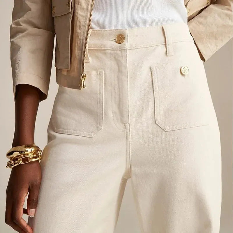 Classic Wide-Leg Jeans for Women | Comfortable Denim | Casual Style | Versatile Everyday Wear