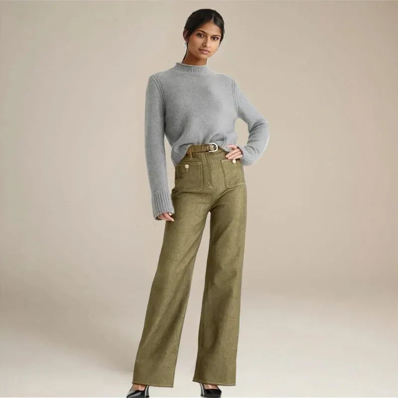 Classic Wide-Leg Jeans for Women | Comfortable Denim | Casual Style | Versatile Everyday Wear