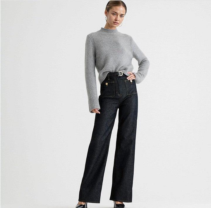 Classic Wide-Leg Jeans for Women | Comfortable Denim | Casual Style | Versatile Everyday Wear