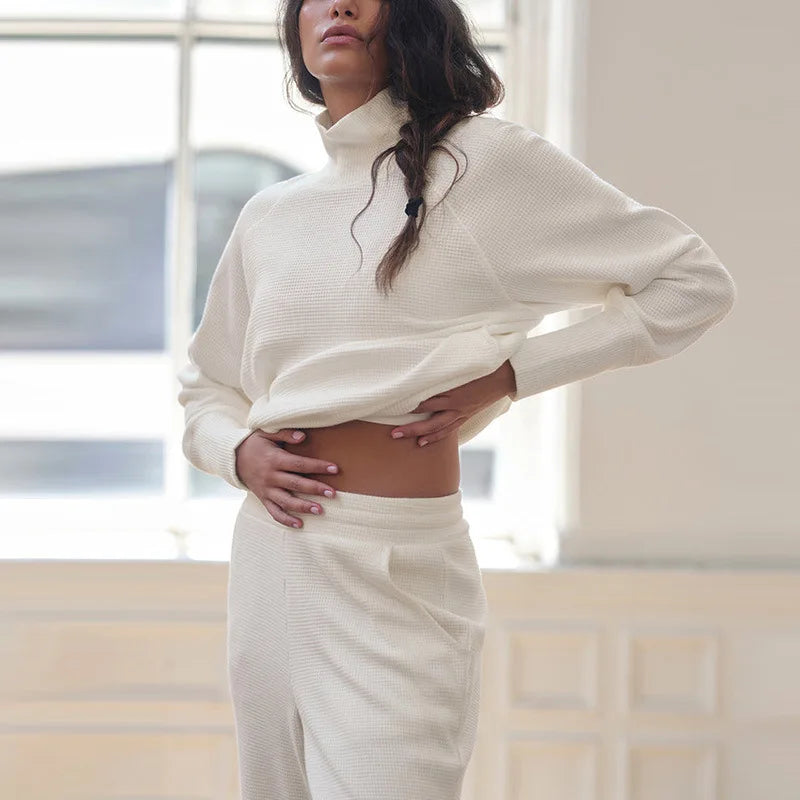 Classic Winter Loungewear Set - Soft Cotton Blend - Cozy and Comfortable - Perfect for Relaxing at Home