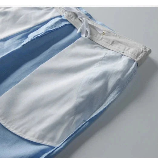 Cotton Linen Summer Beach Shorts for Men - Lightweight, Comfortable, Casual Swimwear