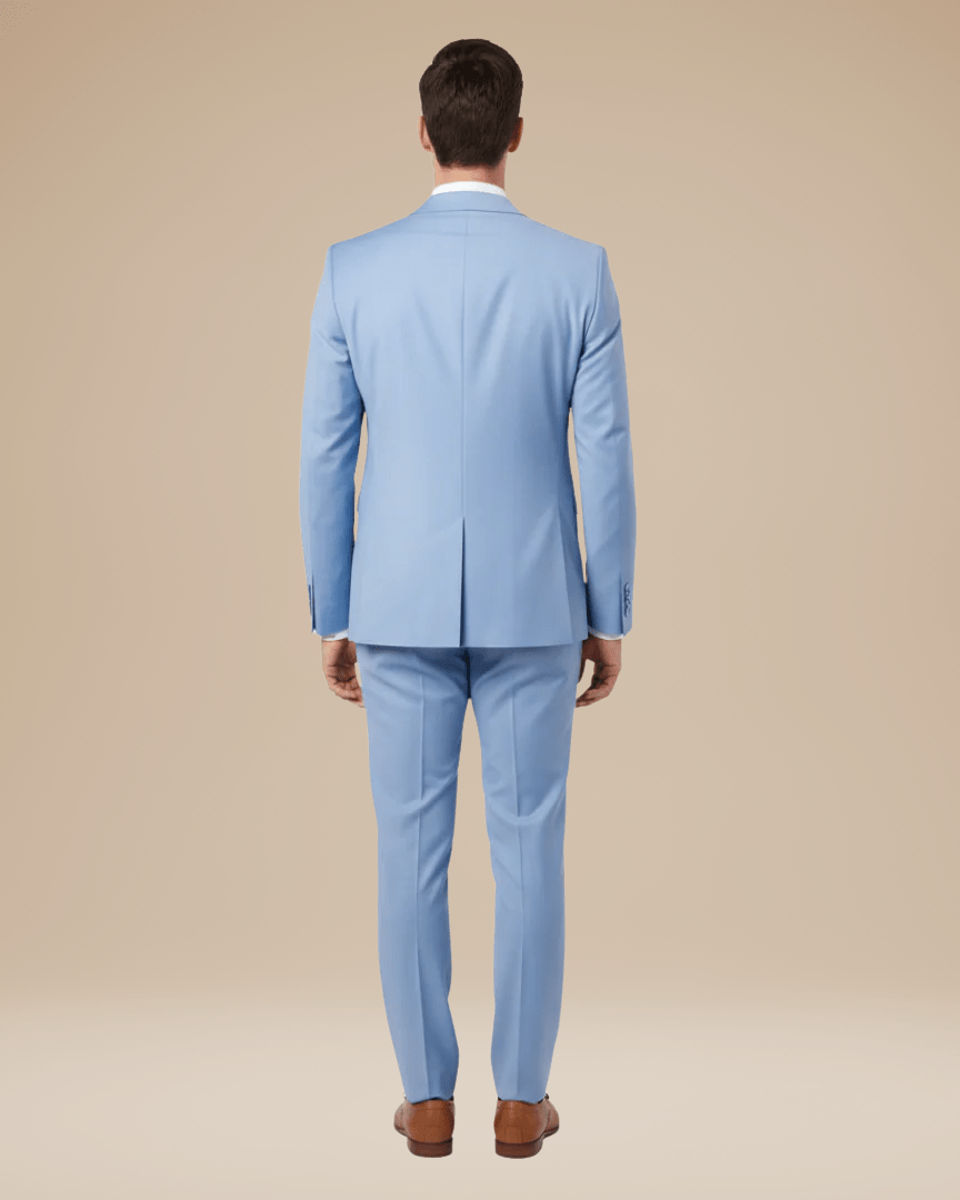 Customizable Stretch Fabric Two-Piece Men's Suit - Elegant and Versatile Attire for Formal and Business Occasions