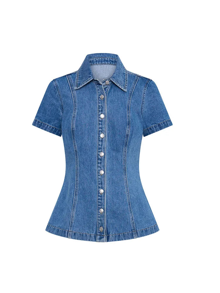 Denim Jacket and Pants Set | Classic Denim Material | Casual Style | Women's Outfit for Everyday Wear