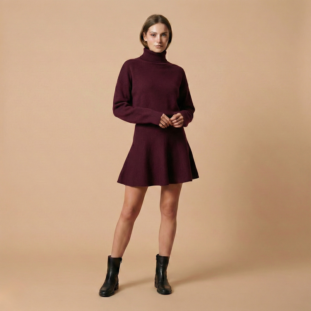 Elegant Short Dress in Lightweight Fabric for Casual or Formal Occasions