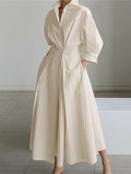 Elegant Timeless Dress in Soft Fabric - Classic Style for Formal Events and Special Occasions