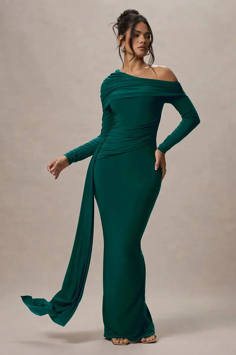 Evangeline Floral Print Maxi Dress - Lightweight Cotton Blend - Casual Summer Wear - Available in Multiple Sizes