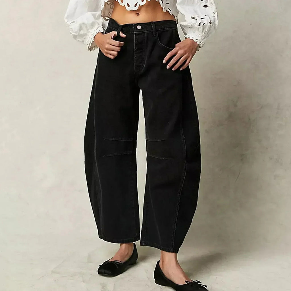 High-Waisted Casual Wide-Leg Pants for Women | Lightweight Fabric, Versatile Everyday Wear
