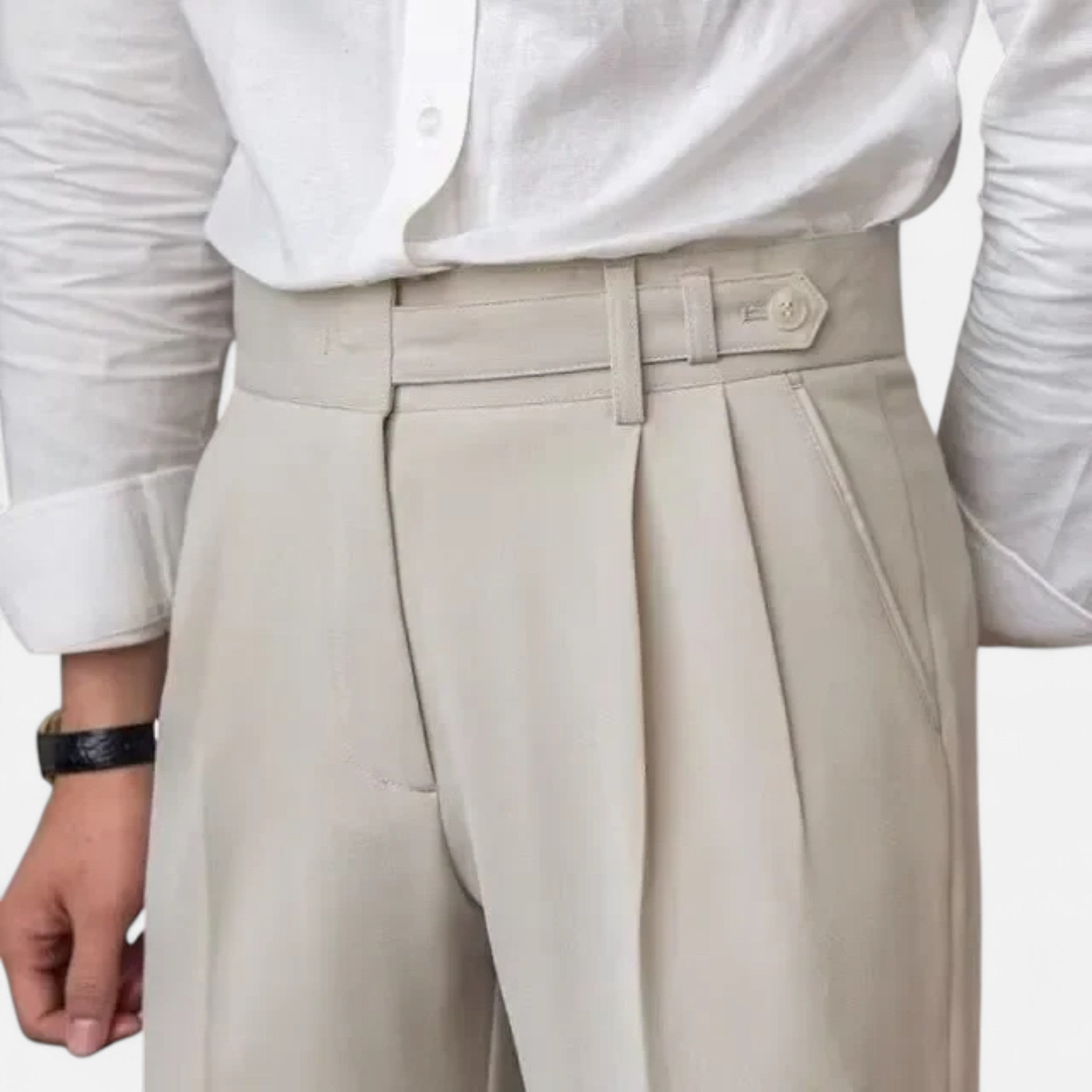 Italian Style Men's Trousers | Timeless Elegance | Formal Wear | Classic Fit | Suitable for Business and Casual Occasions