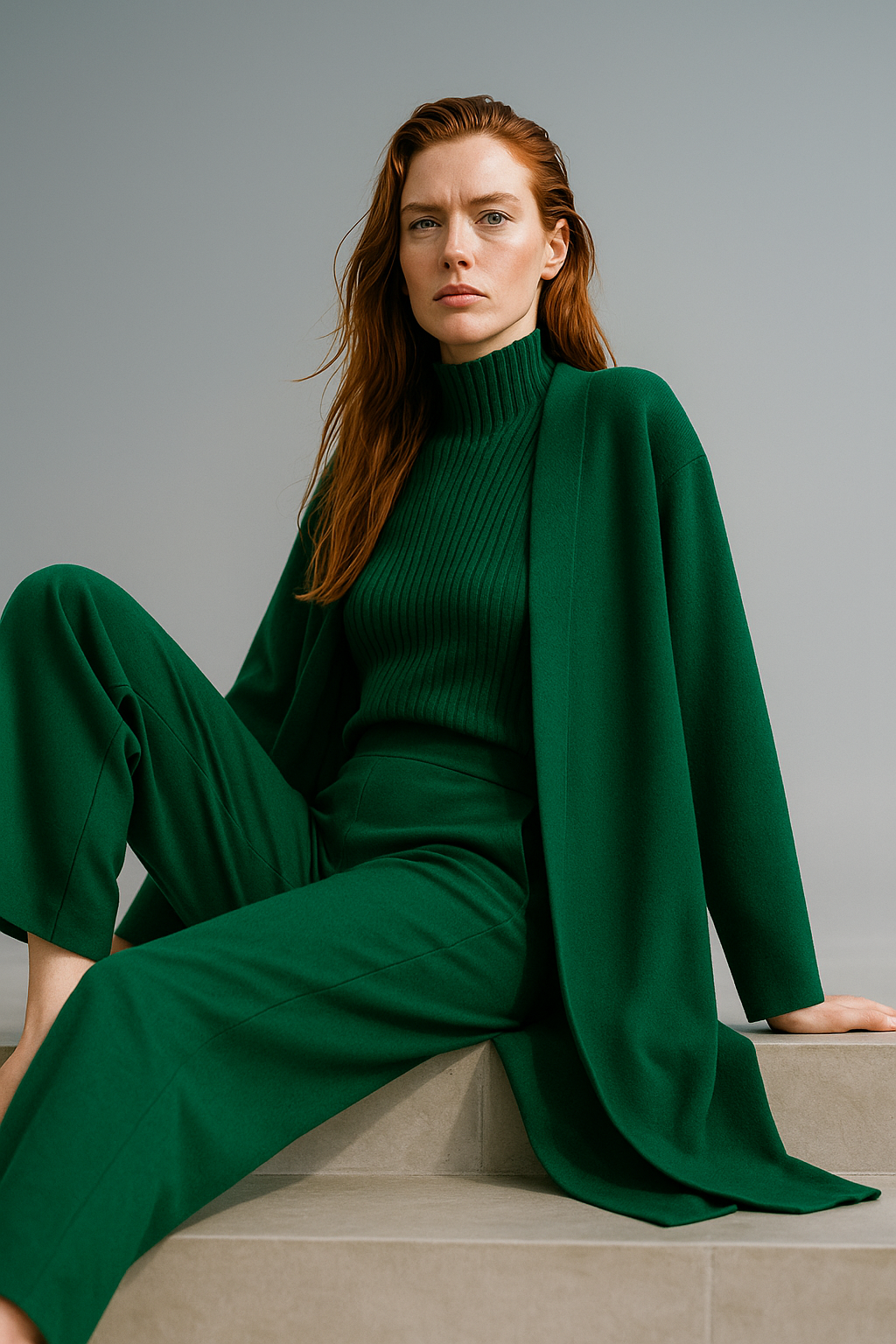 Knit Lounge Set for Women - Soft Comfortable Fabric - Relaxed Fit - Perfect for Home or Casual Outings - Available in Multiple Colors