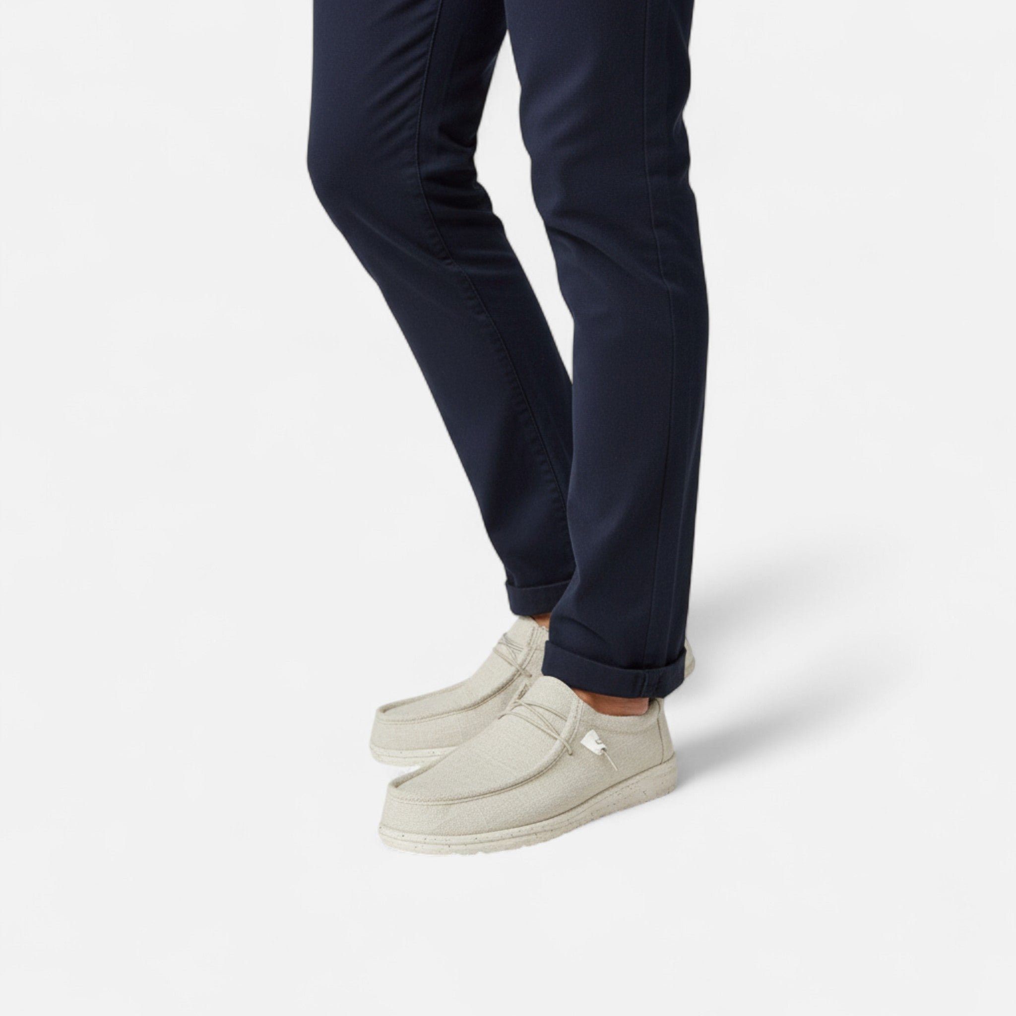 Lightweight Breathable Men's Moccasins | Knit Design for Casual Wear