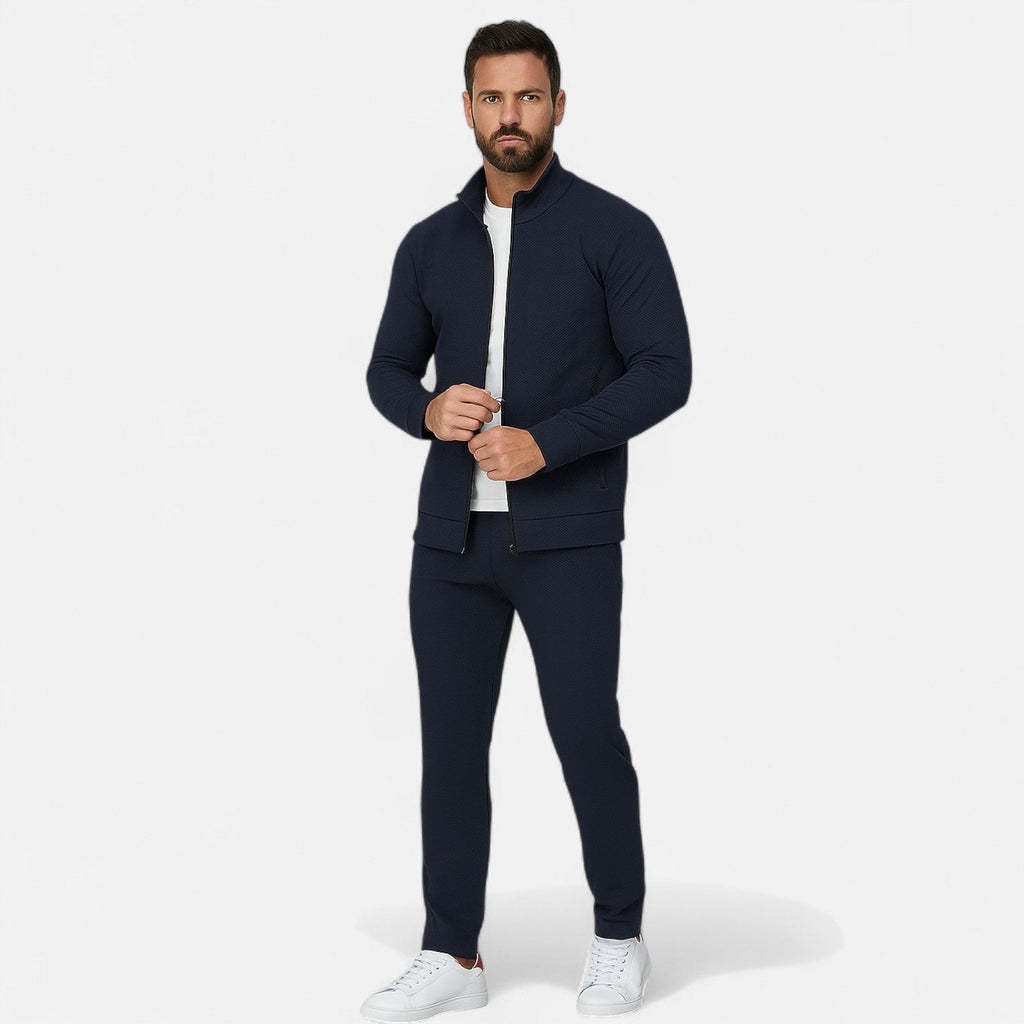 Men's Athletic Tracksuit - Clean Cut Design - Comfortable Fabric - Ideal for Sports and Casual Wear