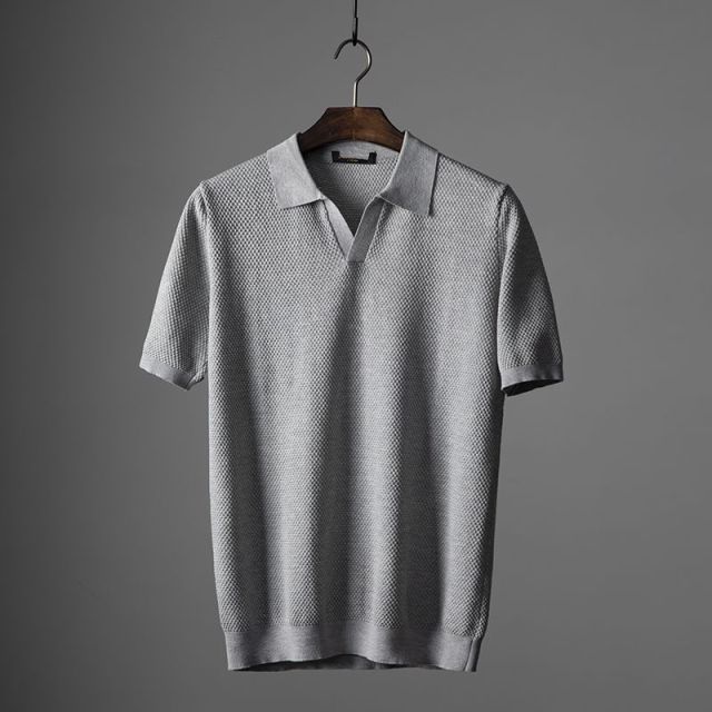 Men's Breathable Cotton Polo Shirt - Stylish Casual Wear for Everyday Comfort