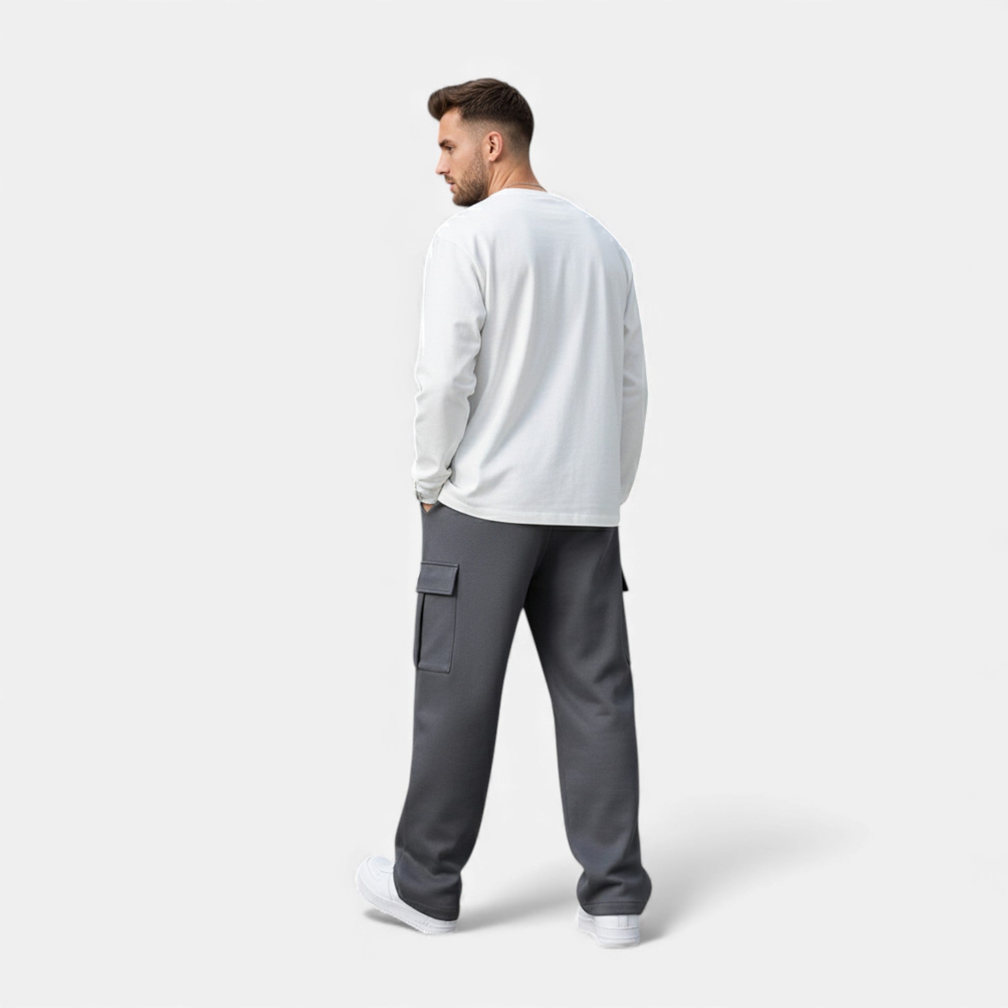 Men's Cargo Jogger Pants | Loose Fit | Casual Streetwear | Comfortable Everyday Wear