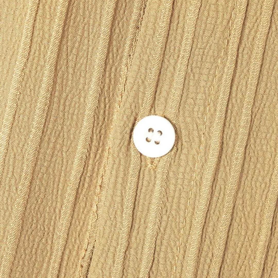 Men's Cotton Classic Henley Shirt - Casual Long Sleeve Top for Everyday Wear