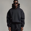 Men's Cotton Hoodie and Jogger Set - Casual Athleisure Wear for Comfort and Style in Everyday Activities