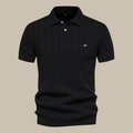 Men's Merino Wool Polo Shirt - Short Sleeve, Casual Style for Everyday Wear, Comfortable Fit