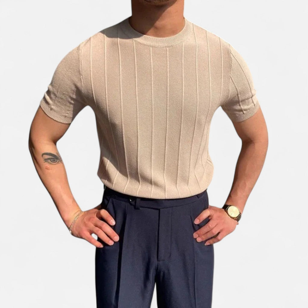 Men's Short Sleeve Polo Shirt | Luxurious Cotton | Timeless "Old Money" Aesthetic | Summer Casual Wear