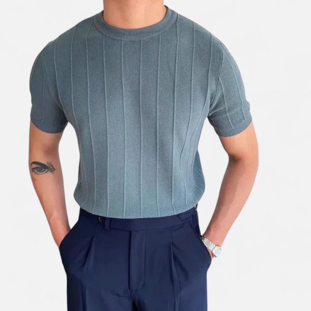 Men's Short Sleeve Polo Shirt | Luxurious Cotton | Timeless "Old Money" Aesthetic | Summer Casual Wear