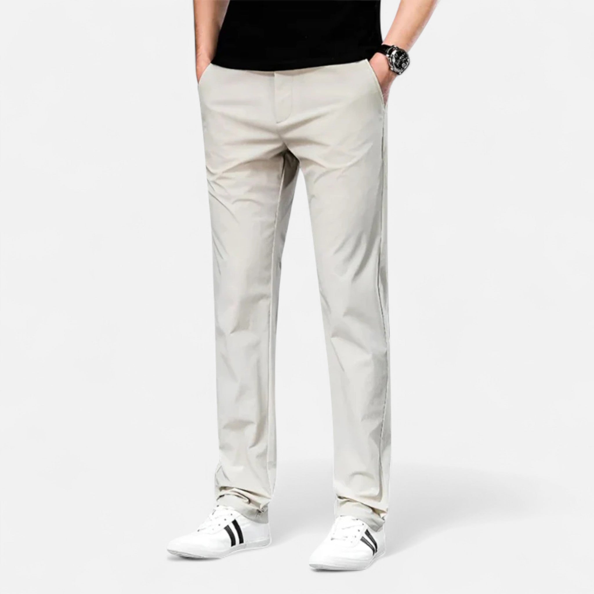 Men's Tailored Chinese Pants | Timeless Design | Elegant Casual Wear | Perfect for Everyday Use