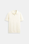 Men's V-Neck Short Sleeve Polo Shirt - Cotton Blend Casual Wear for Everyday Comfort and Style