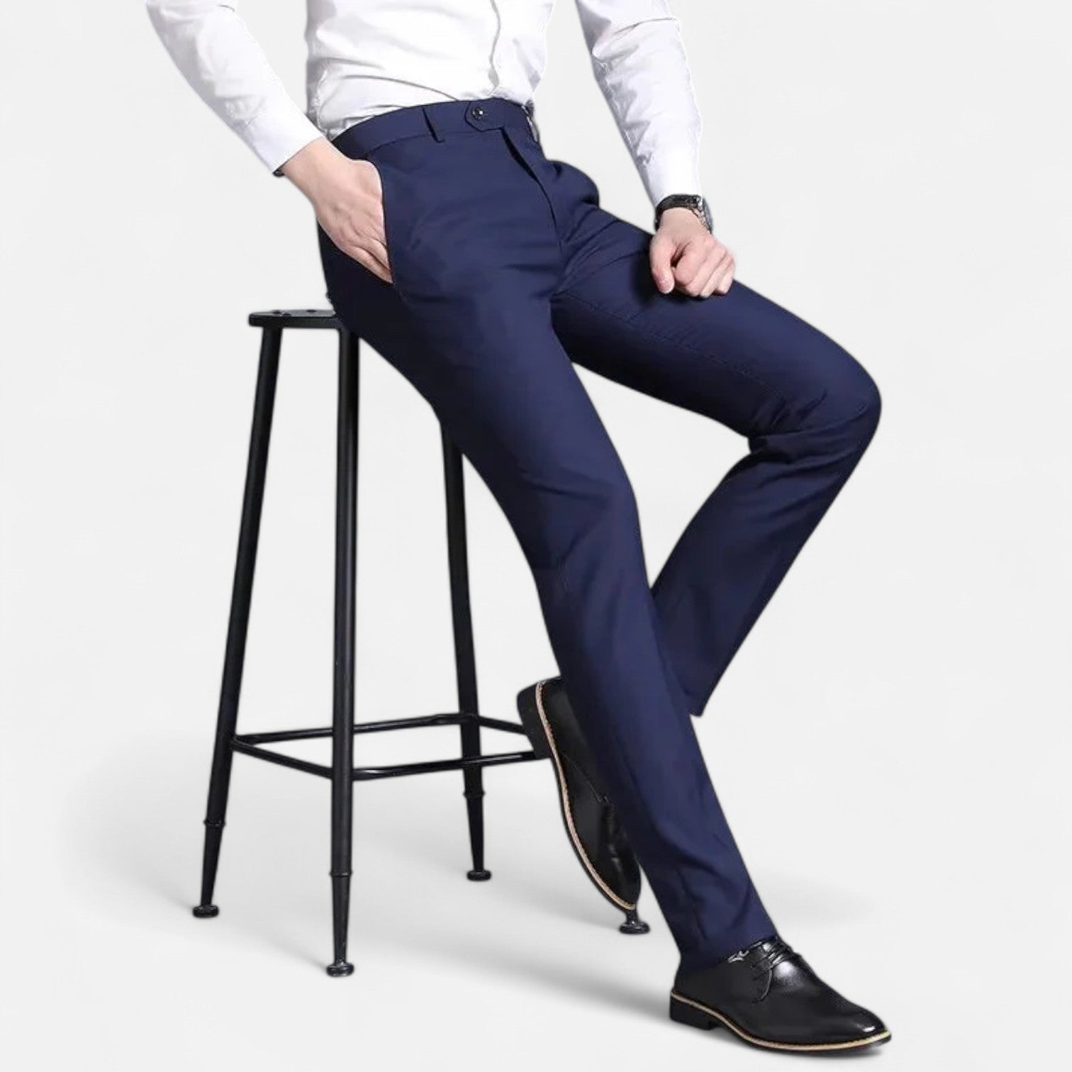 Modern Tailored Men's Trousers | Lightweight Fabric | Formal Style | Perfect for Office and Events