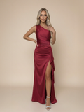 One-Shoulder Starlight Gown for Women | Elegant Evening Dress | Formal Wear | Perfect for Weddings and Special Occasions