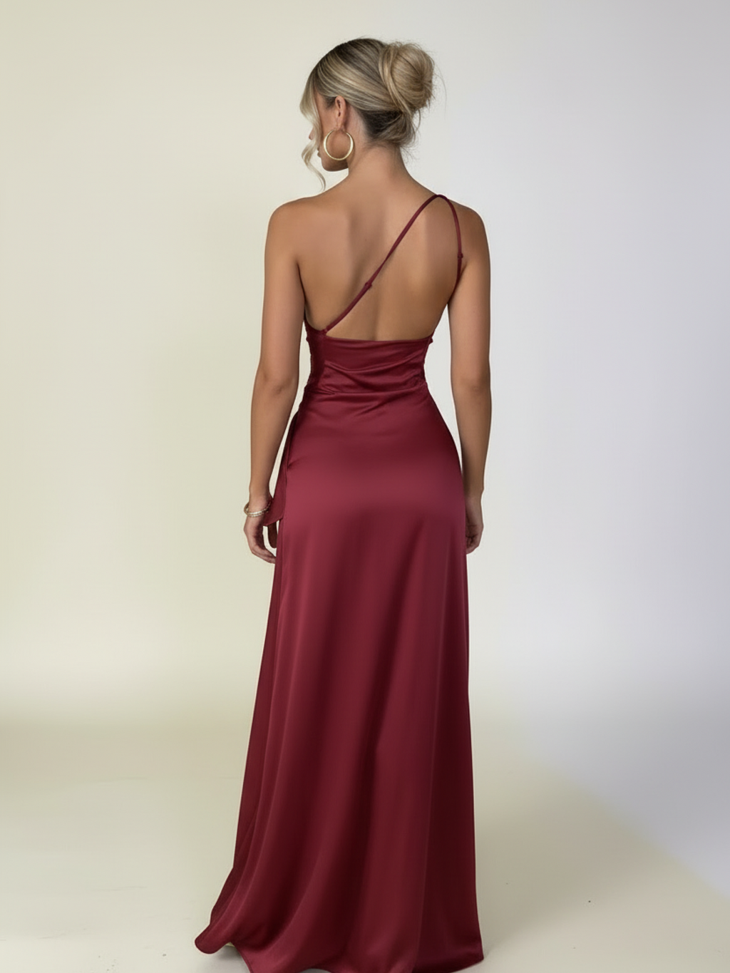 One-Shoulder Starlight Gown for Women | Elegant Evening Dress | Formal Wear | Perfect for Weddings and Special Occasions
