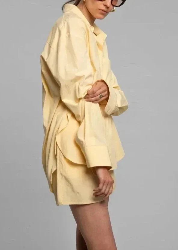 Poplin Lounge Set - Soft Cotton Fabric - Casual Style - Perfect for Relaxing and Everyday Wear