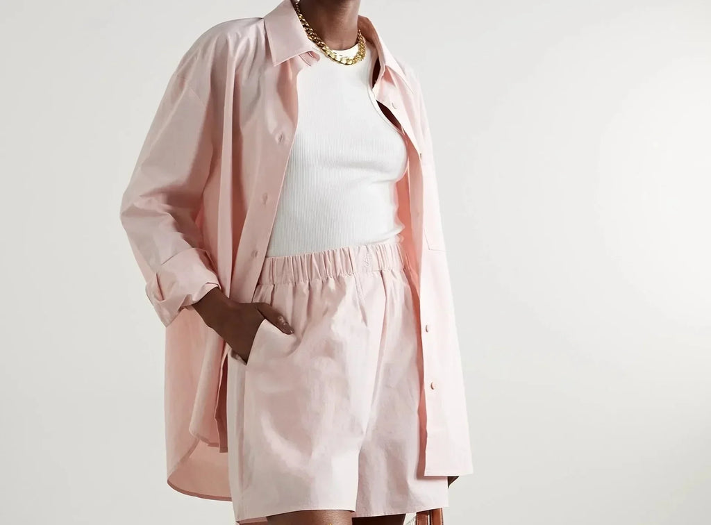 Poplin Lounge Set - Soft Cotton Fabric - Casual Style - Perfect for Relaxing and Everyday Wear