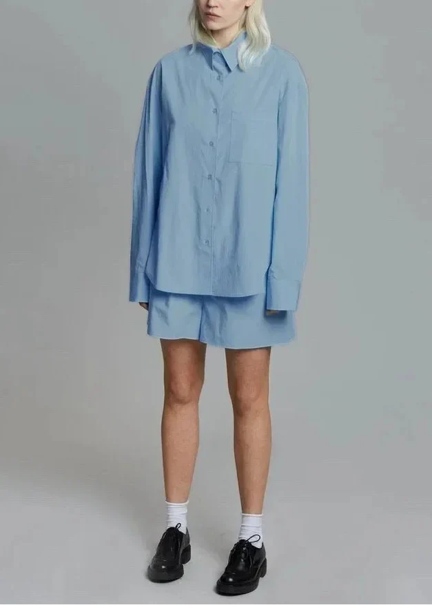 Poplin Lounge Set - Soft Cotton Fabric - Casual Style - Perfect for Relaxing and Everyday Wear