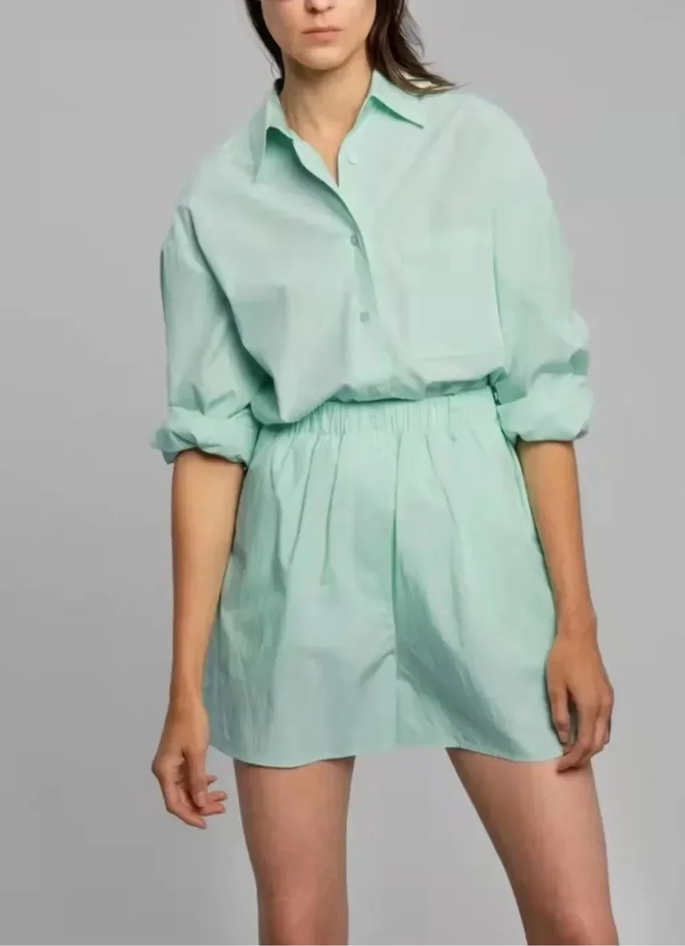 Poplin Lounge Set - Soft Cotton Fabric - Casual Style - Perfect for Relaxing and Everyday Wear