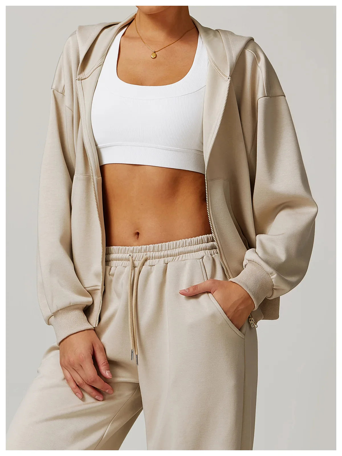 Seamless Athletic Set for Everyday Wear | Comfortable Stretch Fabric | Active Lifestyle Apparel | Women's Fitness Outfit