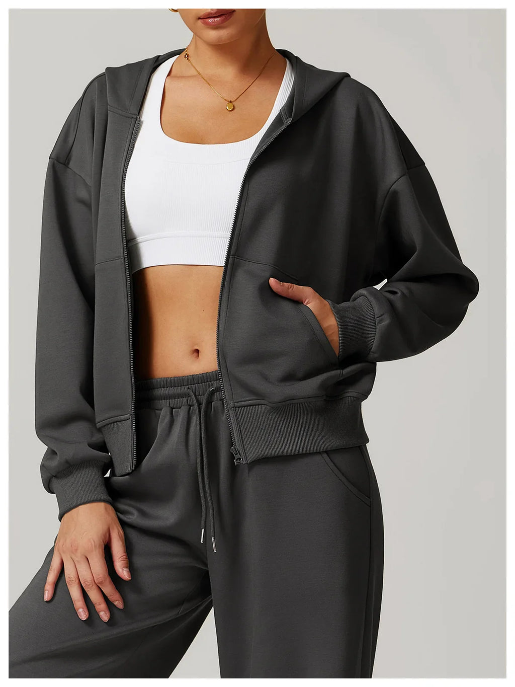 Seamless Athletic Set for Everyday Wear | Comfortable Stretch Fabric | Active Lifestyle Apparel | Women's Fitness Outfit