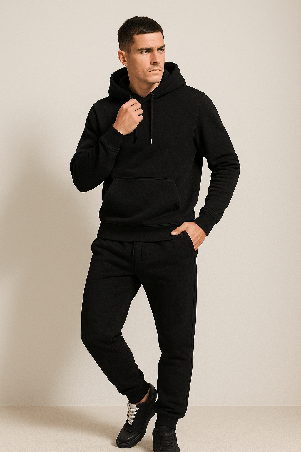 Unisex Athletic Tracksuit Set - Lightweight Fabric - Casual Sportswear for Gym and Outdoor Activities