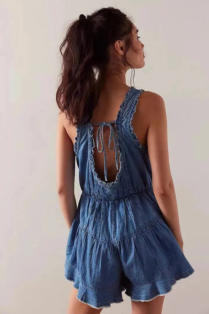 Westlyn Playsuit - Lightweight Cotton Casual Jumpsuit for Women - Perfect for Summer Outings and Everyday Wear